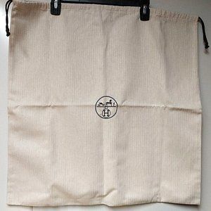 BRABD NEW HERMES BIRKIN 35 DUST BAG  24 x 23in. TWEED HERRINGBONE. OFFERS OK